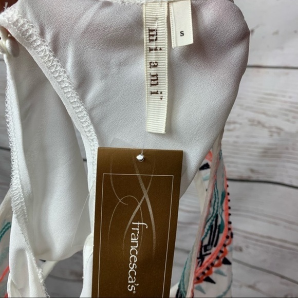 NWT Miami Boho Embroidered Sleeveless Blouse - Picture 8 of 8